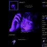 Steam Profile Artwork - Black Purple Girl