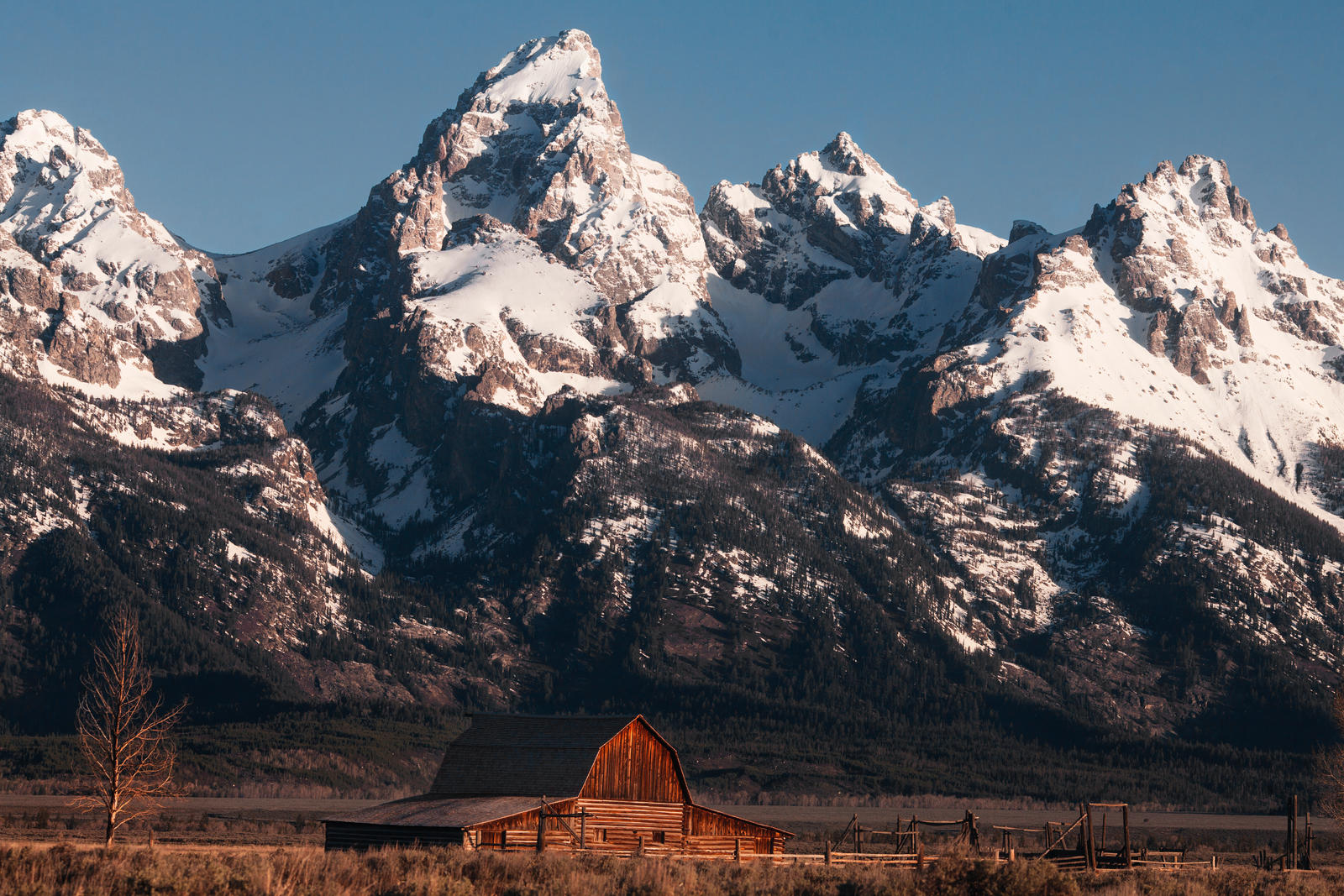 Sunrise in the Tetons