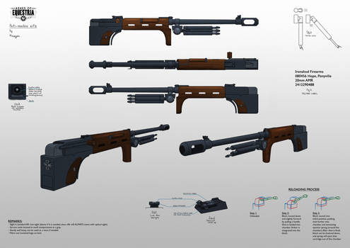 Anti-material rifle concept