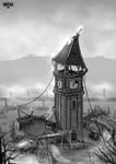 Ponyville Clock Tower by Mozgan