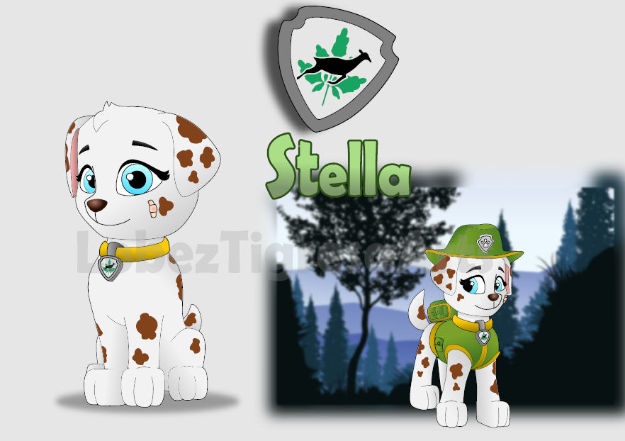 Stella (Paw Patrol OC) by LobezTigresaArts on DeviantArt