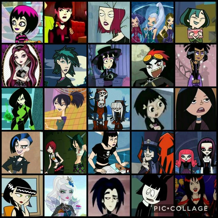 Gothic Li Characters Goth Characters In Cartoons by AlexTheTLHFan on DeviantArt