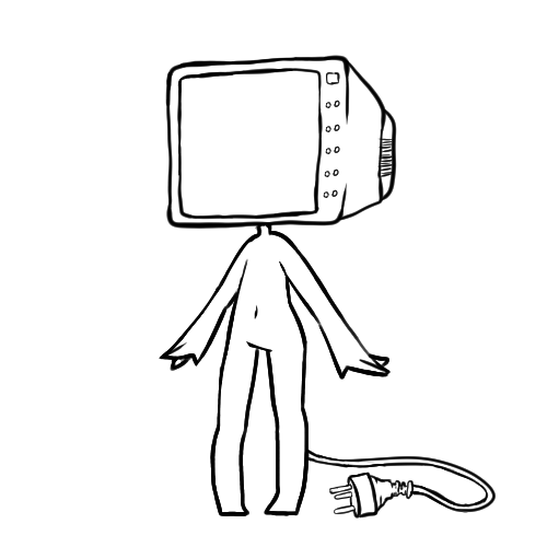 F2u Chibi Tv Head By Tricky Kiddo On Deviantart