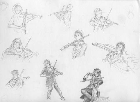 Figure drawing--Lindsey Stirling