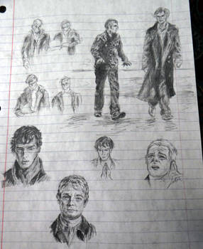 Sherlock doodles