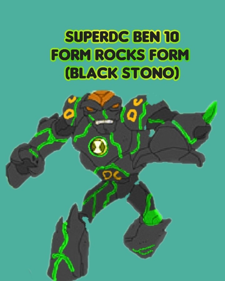 Ben Ten Rocks SuperDc Ben 10 form Rocks form (black Stono) by PurpleDragon30 on ...