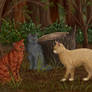 Firepaw, Graypaw and Sandpaw