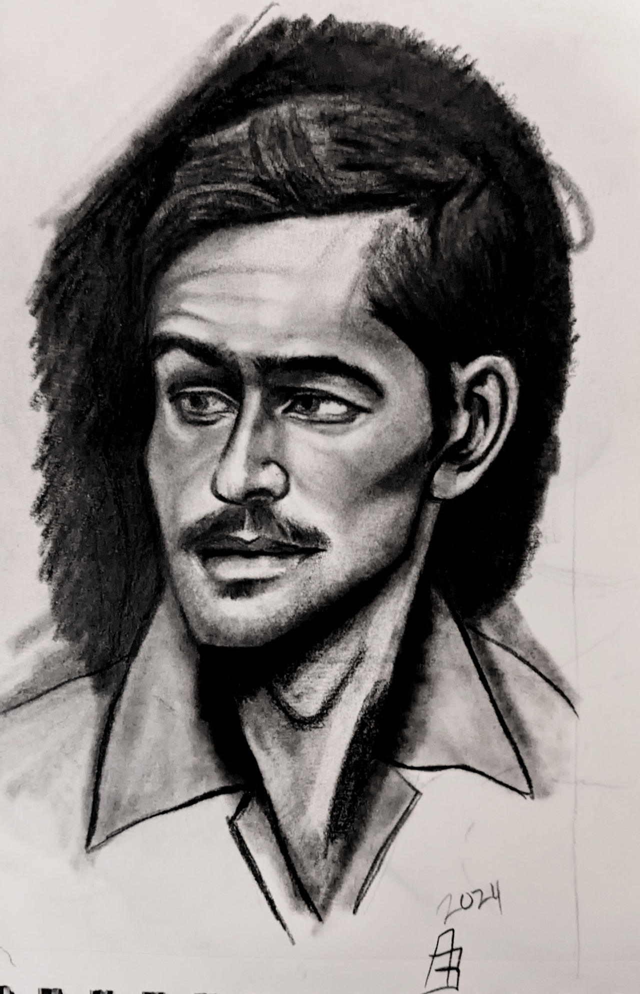 Brandon Sklenar study by Rogyapa on DeviantArt