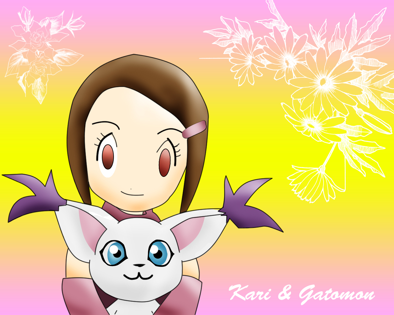 Kari and Gatomon