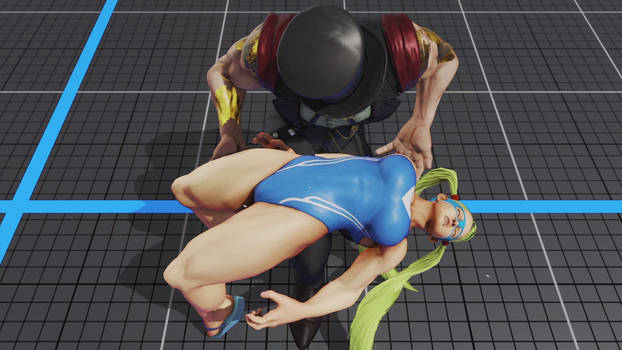 r mika swimsuit no jacket ryona SFV (7)