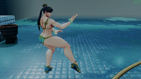 preview - chun li swimsuit no cloth request slowmo