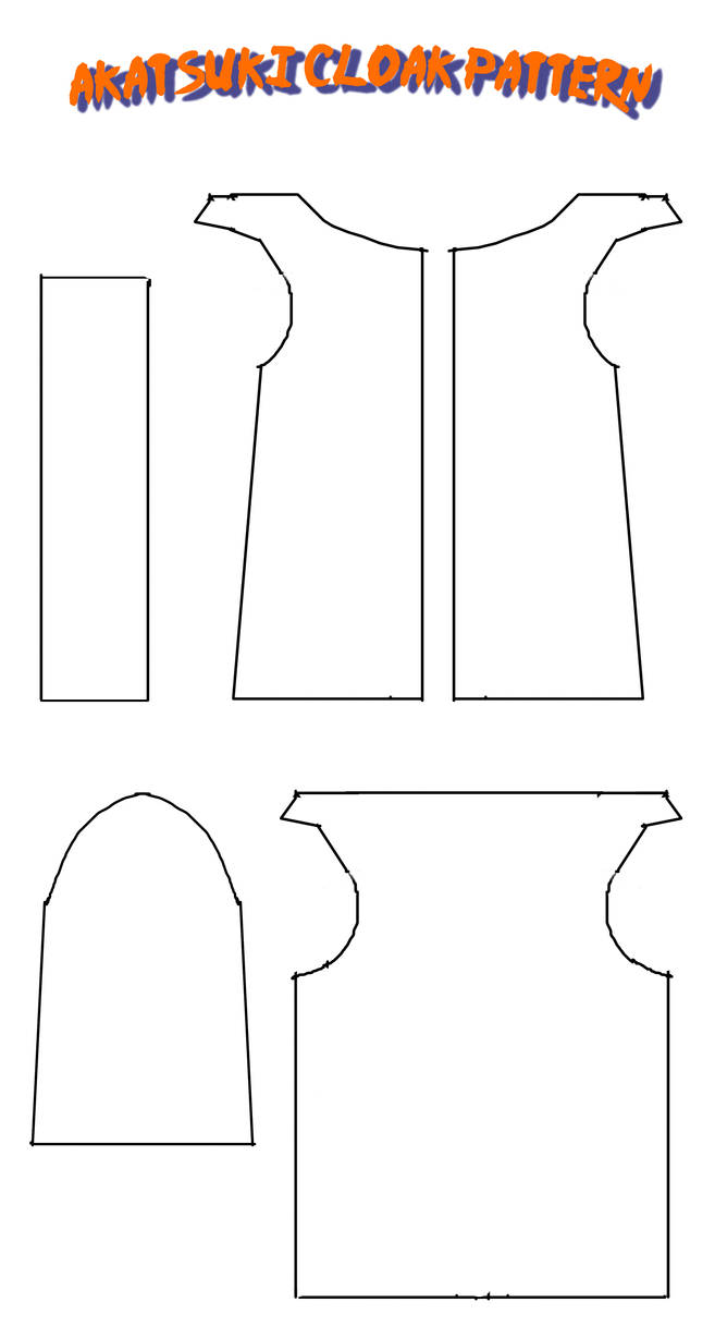 akatsuki cloak pattern by chaos-dark-lord on DeviantArt