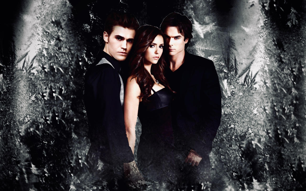 Damon, Stefan and Elena #6 by ArtWoman1998 on DeviantArt