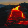 Red lava