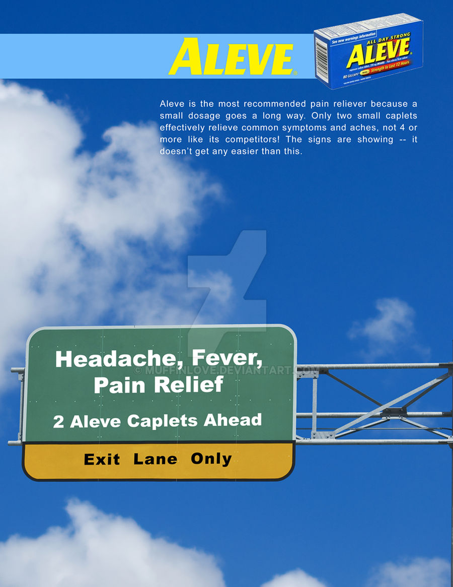 Advertising Campaign Aleve 2 by muffinlove on DeviantArt