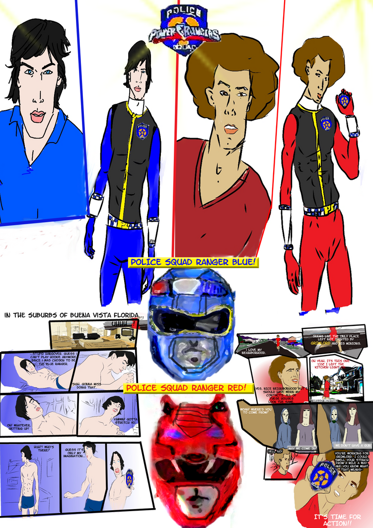 POWER RANGERS POLICE SQUAD by LeveyYes on DeviantArt