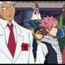 Gray, Natsu amd Elfman waiting