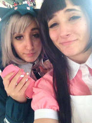 My and my sister as Nanami and Mikan-SDR2