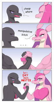 Salazzle and Lovander