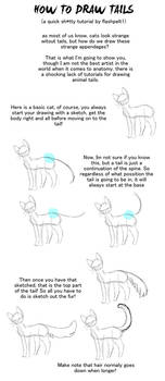 How to draw tails