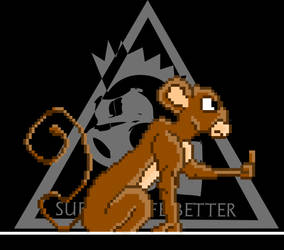 monkey pixel art