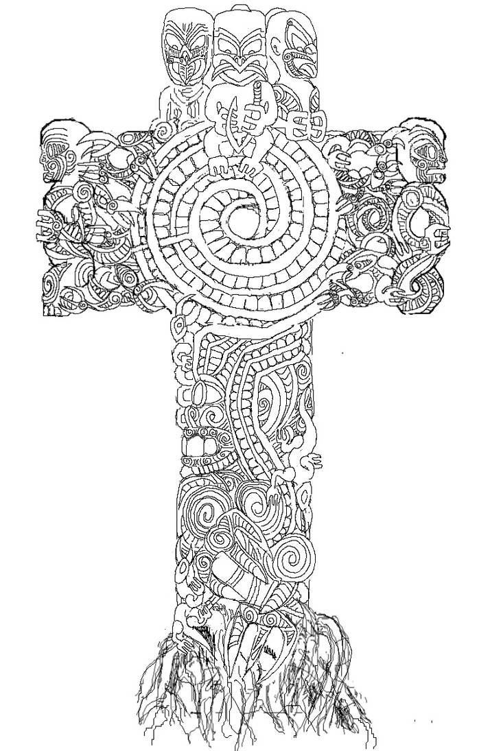 Tau Cross Maori Style By Darrynforbes On DeviantArt tau-cross-maori-style-by-darrynforbes-on-deviantart