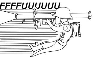 Heavyweaponsmedic lineart