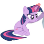 Determined Twilight Sparkle Spins Her Fan
