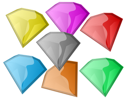 Gift: The Chaos Emeralds in MLP Style