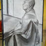 Elderly man Halfbody portrait