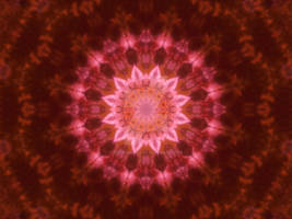 Pink lace mandala