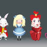 Wonderland Character designs