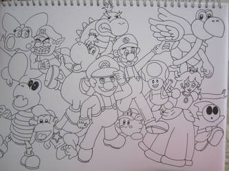 Mario and Other Nintendo Characters