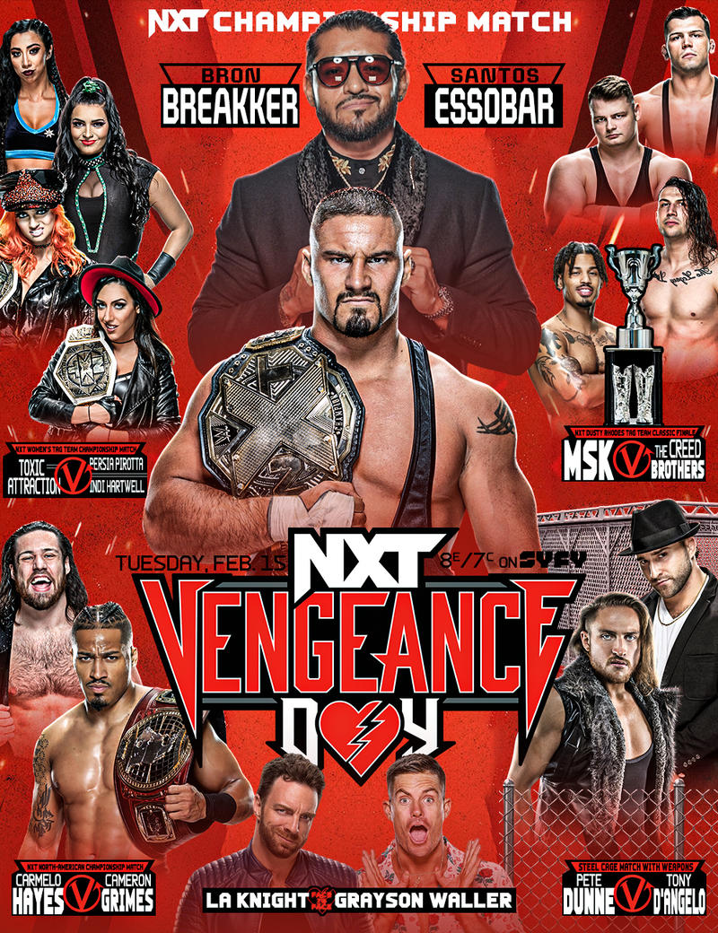 NXT Vengeance Day 2025 poster by ClarkVL9 on DeviantArt