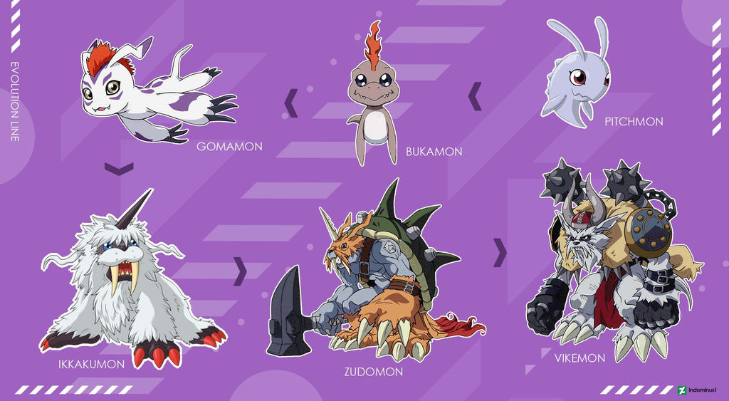 Evolution Line - Gomamon by Indominus1 on DeviantArt