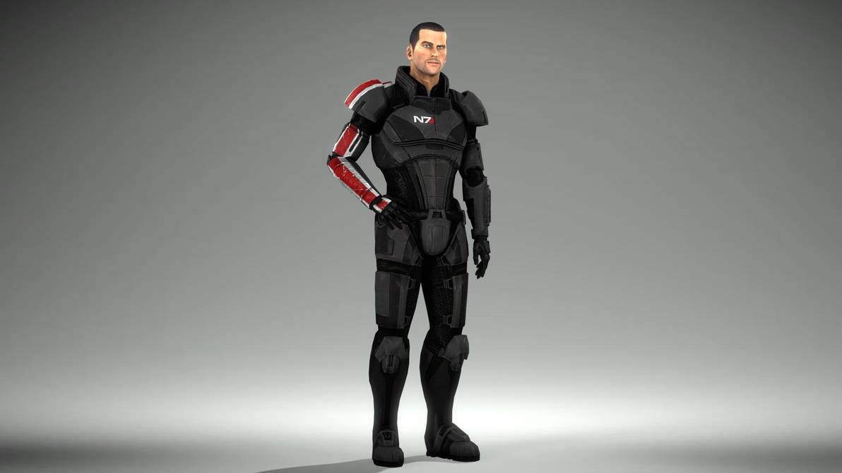 Commander shepard (Male) For Source Filmmaker by sonic3245 on DeviantArt