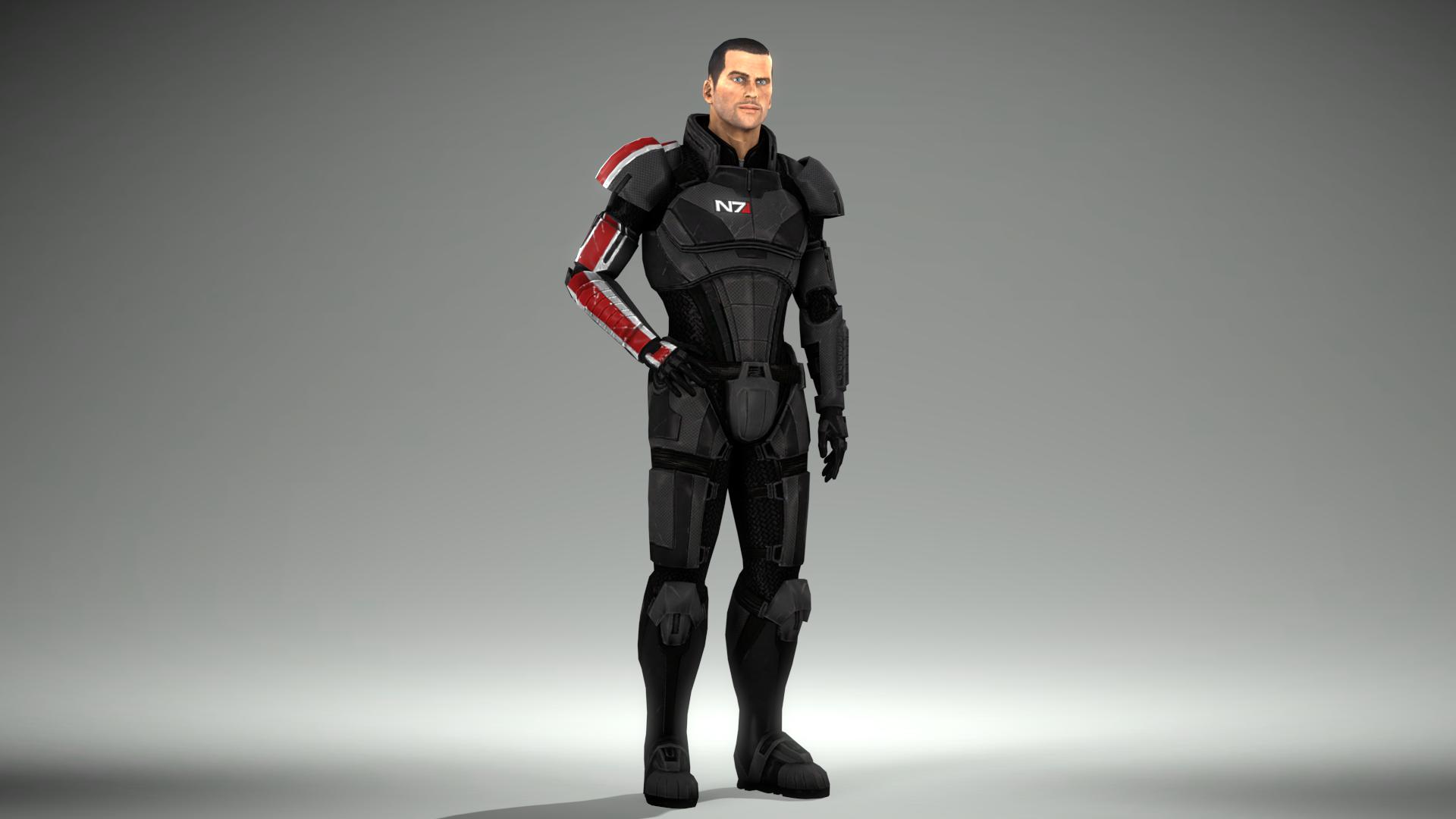 Commander shepard (Male) For Source Filmmaker by sonic3245 on DeviantArt