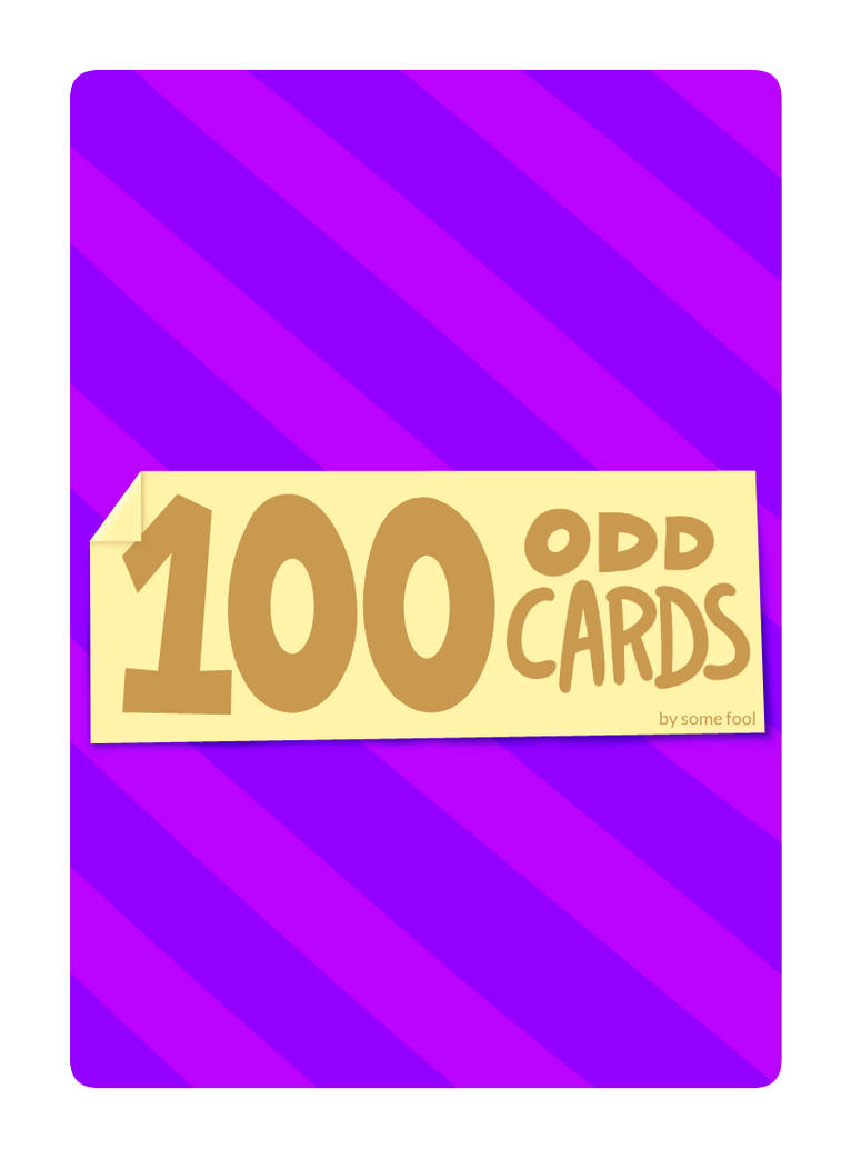 100 Odd Cards - Bonus Assets by SomeFoolFP on DeviantArt