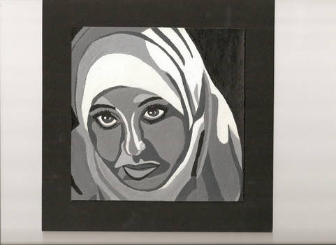 muslim women painting
