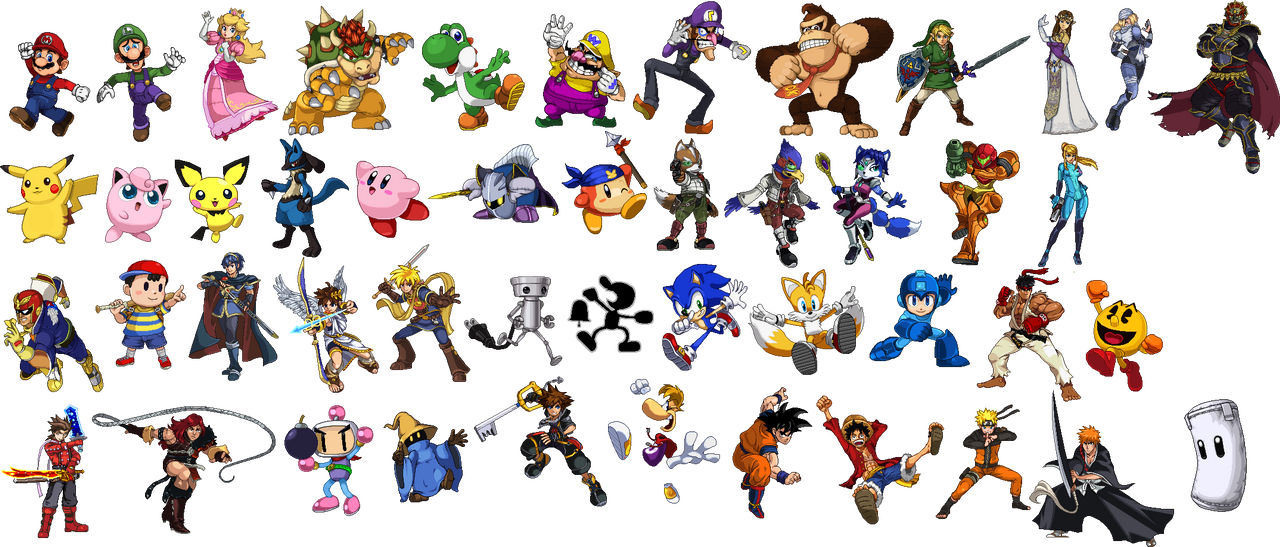 All Characters SSF2 by Mog-Mugen on DeviantArt