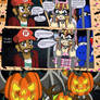Midnight's and Jack's rescue Spooktober comic page 1