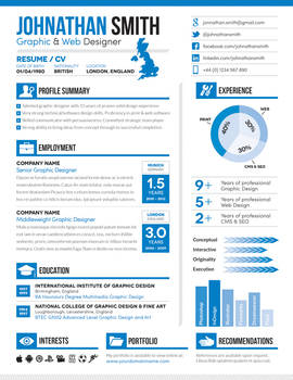 Resume / CV + Cover Letter Set 01