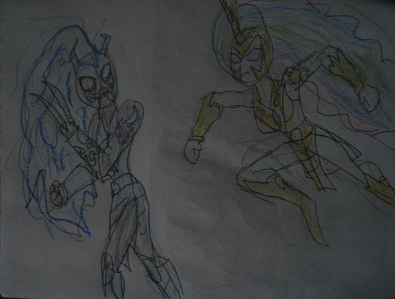 Celestia And Luna By Kickazzjohnni On Deviantart Celestia And Luna By Kickazzjohnni On Deviantart