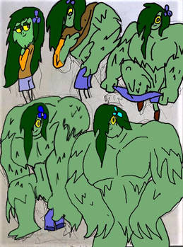 Sally Swampy Growth colored