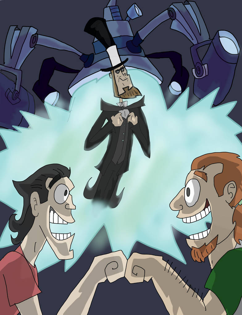Two Guys Inventing Machine 2 Guys and a time machine by kickazzjohnni on DeviantArt