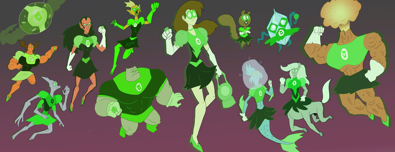 Blish Rrab Green lanterns corp by kickazzjohnni on DeviantArt