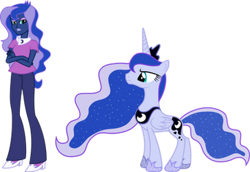 Palette Swap 10: Princess Luna (Part 1 of 3) by QuanXaro