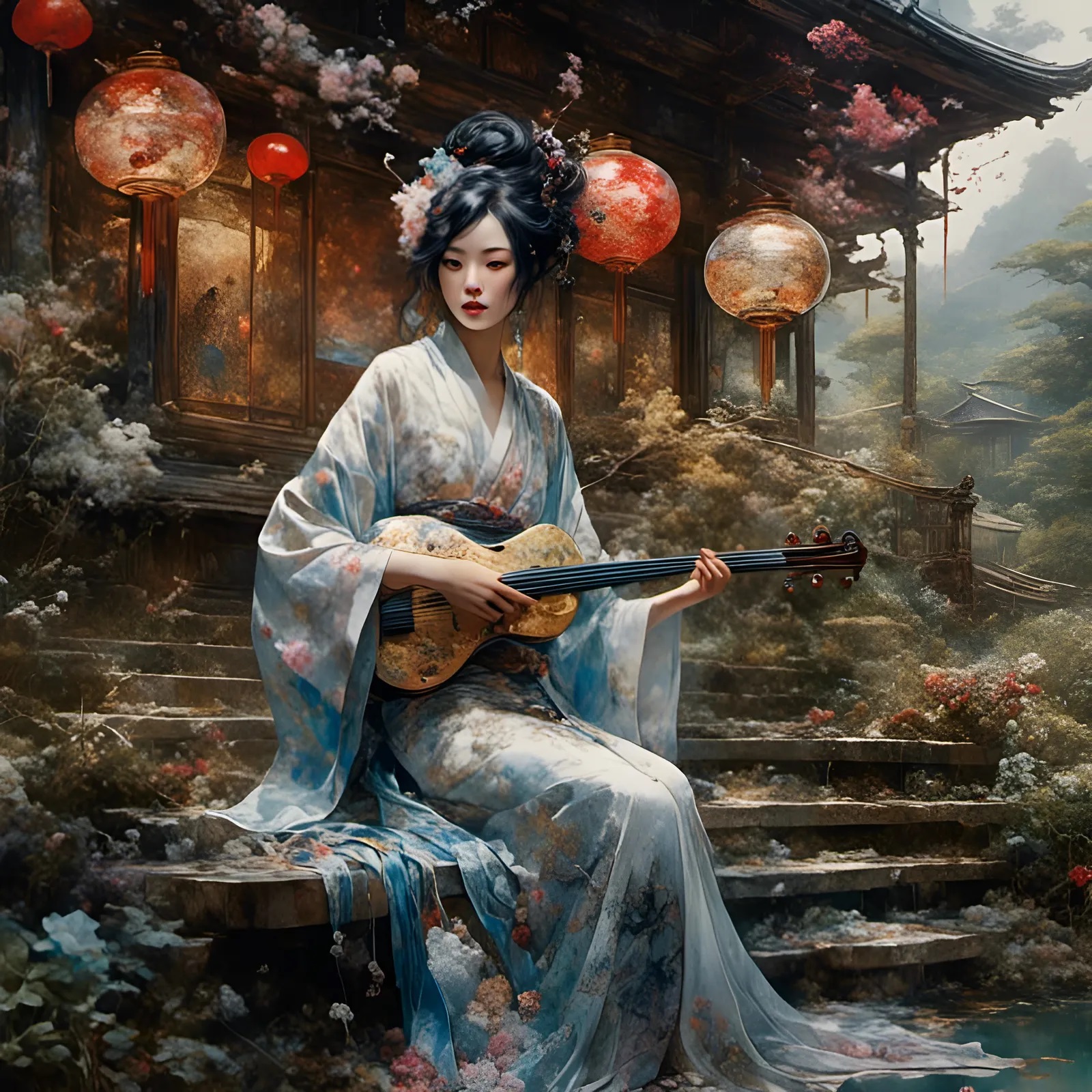 Geisha Playing II By Zagoreni010 On DeviantArt geisha-playing-ii-by-zagoreni010-on-deviantart