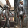 Seven Of Nine | Silver Catsuit Walking - 4