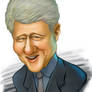 bill clinton caricature